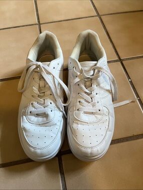 White sneakers